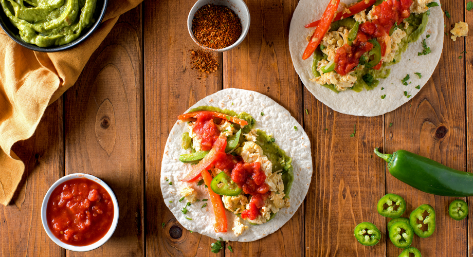 Fajitas du petit déjeuner